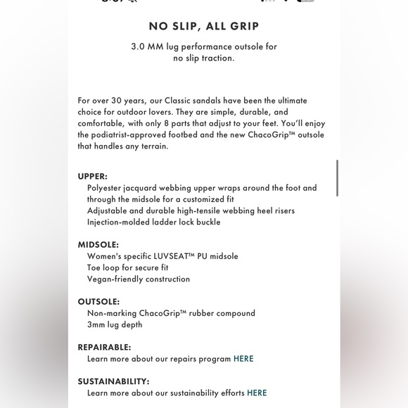 Chaco Women’s Z/2 Adjustable Strap Classic Sandal Sz 7 Black EUC - Picture 6 of 13